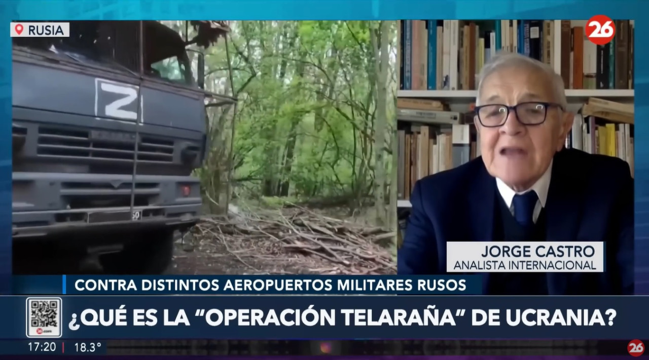 Jorge Castro en PM 26. Foto: Canal 26.