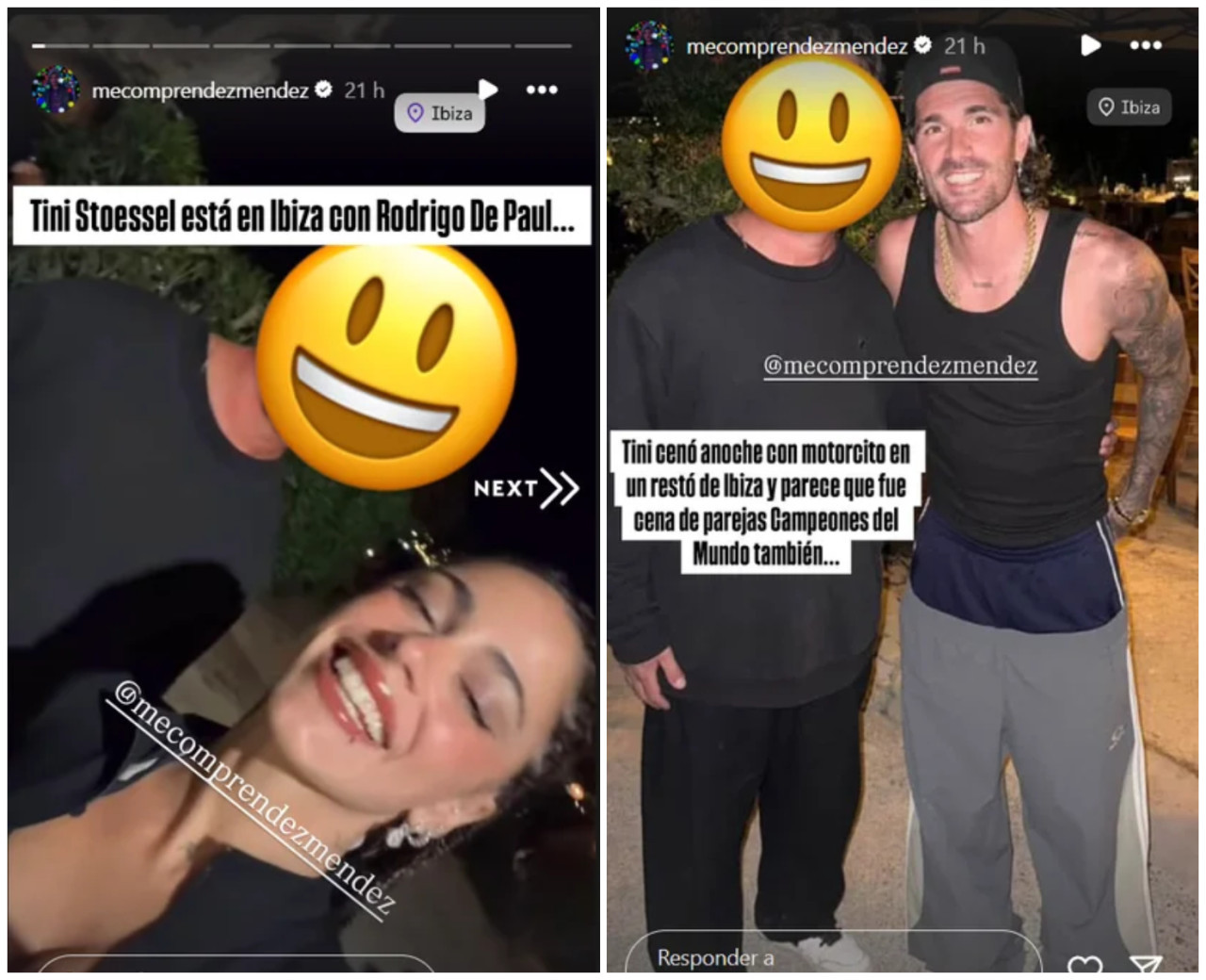 El gesto de Tini Stoessel con Rodrigo de Paul que confirmaría su relación. Foto: NA.