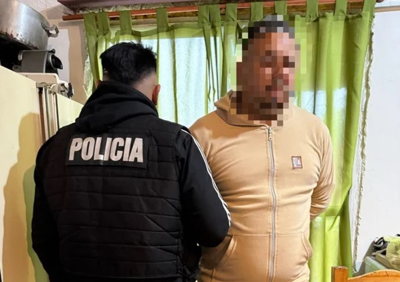 Detención en el marco de un robo millonario en Nordelta. Foto: NA.
