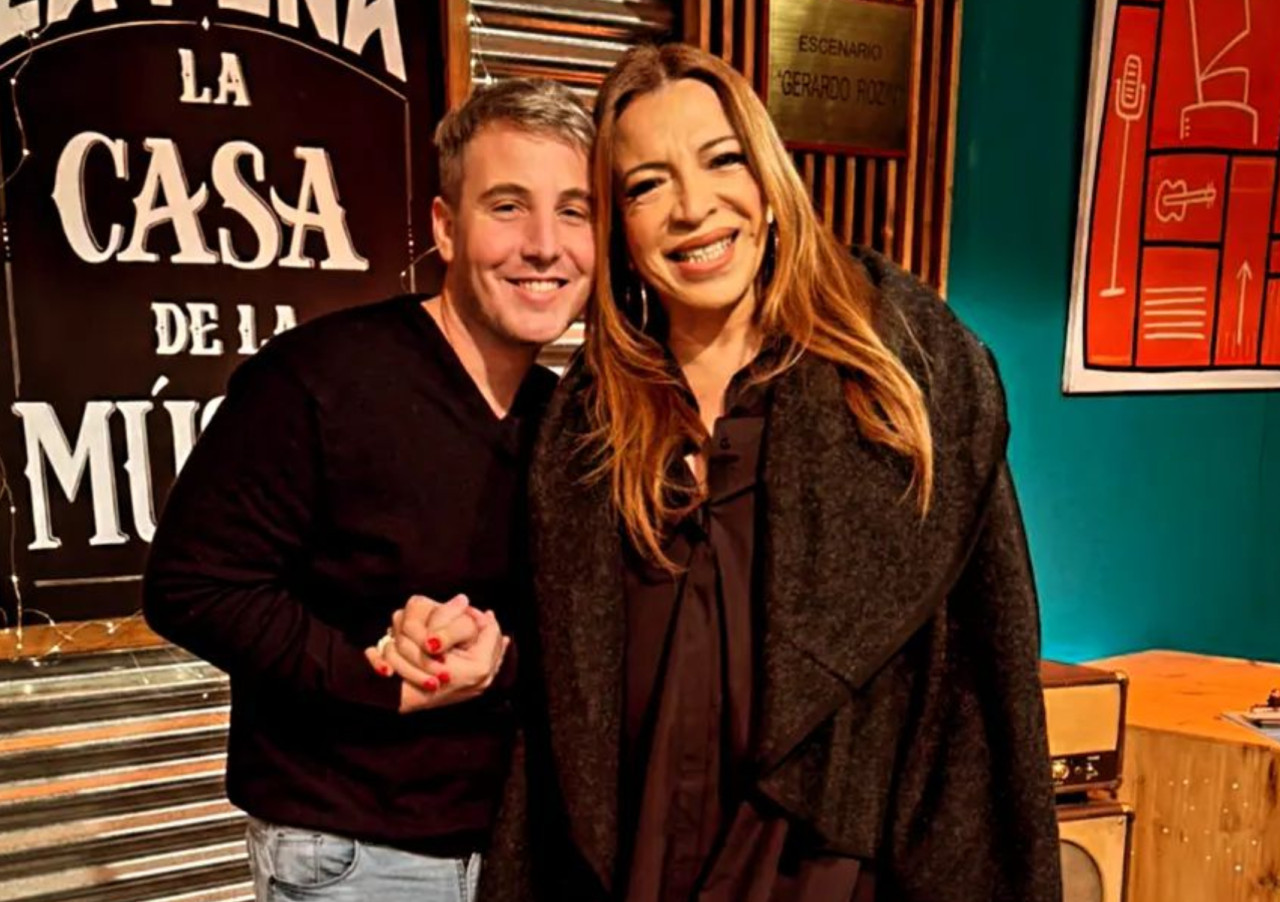 Lizy Tagliani y Sebastián Nebot. Foto: Instagram.
