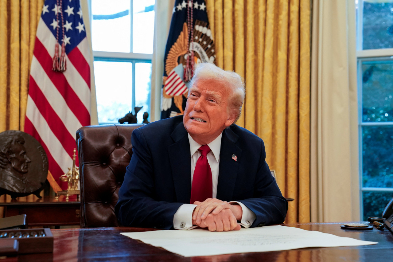 Donald Trump, presidente de Estados Unidos. Foto: Reuters/Elizabeth Frantz