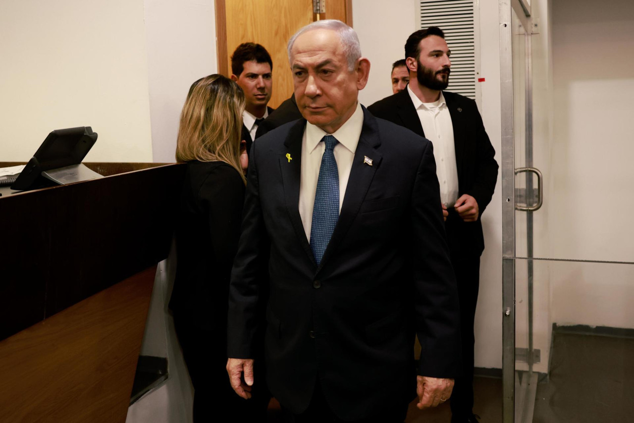 Juicio contra Benjamín Netanyahu por corrupción. EFE