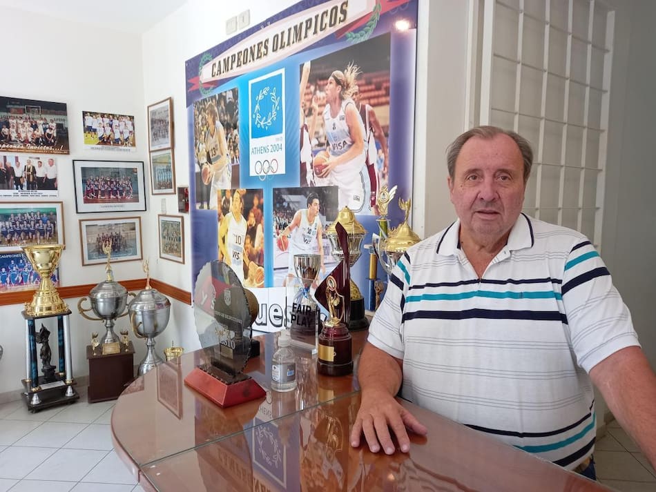 Roberto Monti, presidente de la Federación de Básquet de Santa Fe.