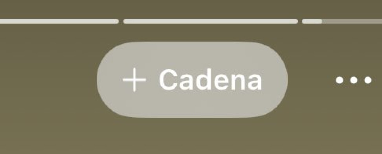 "Cadena", la nueva función que implementó Instagram y que funciona como un "hilo" de X. Foto: X.