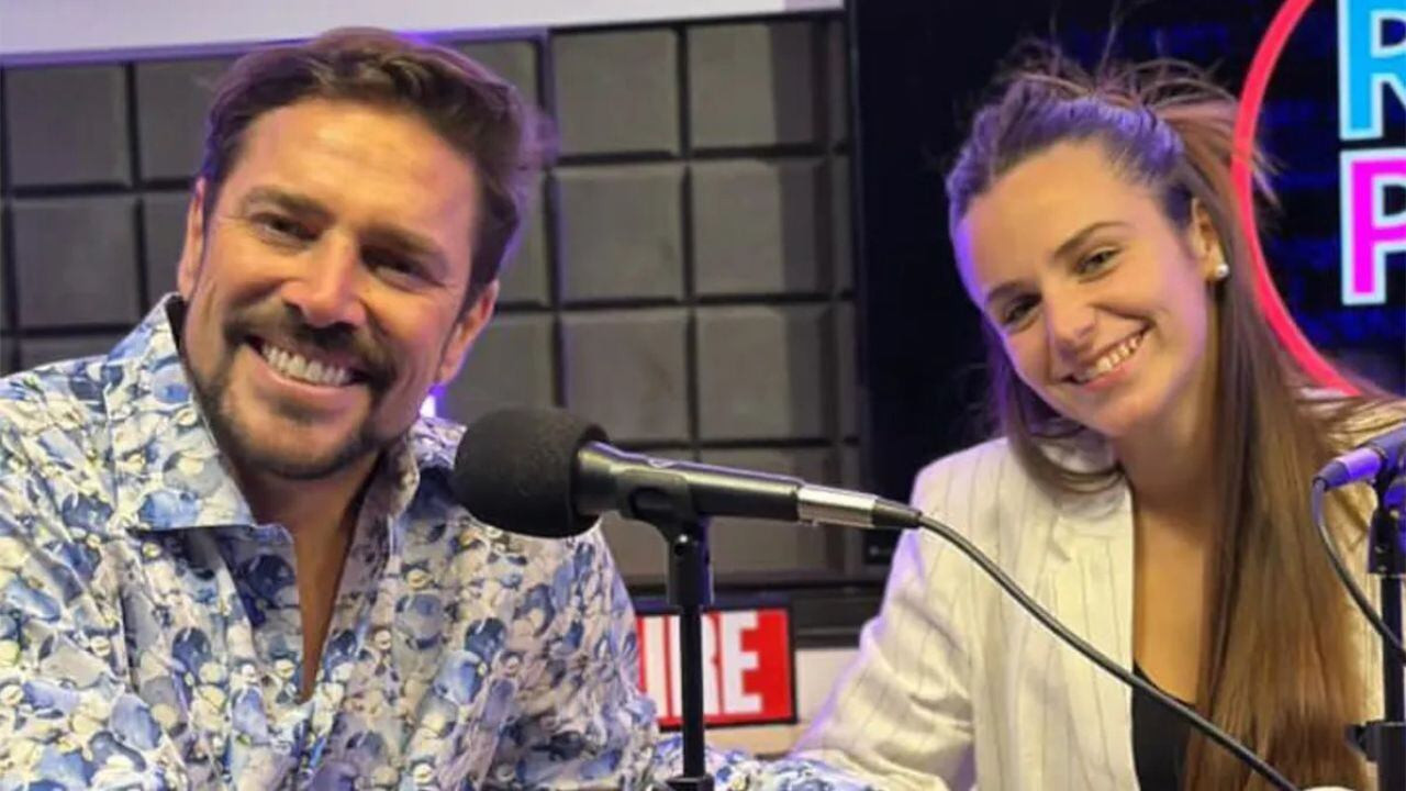 Matías Alé y su novia Martina