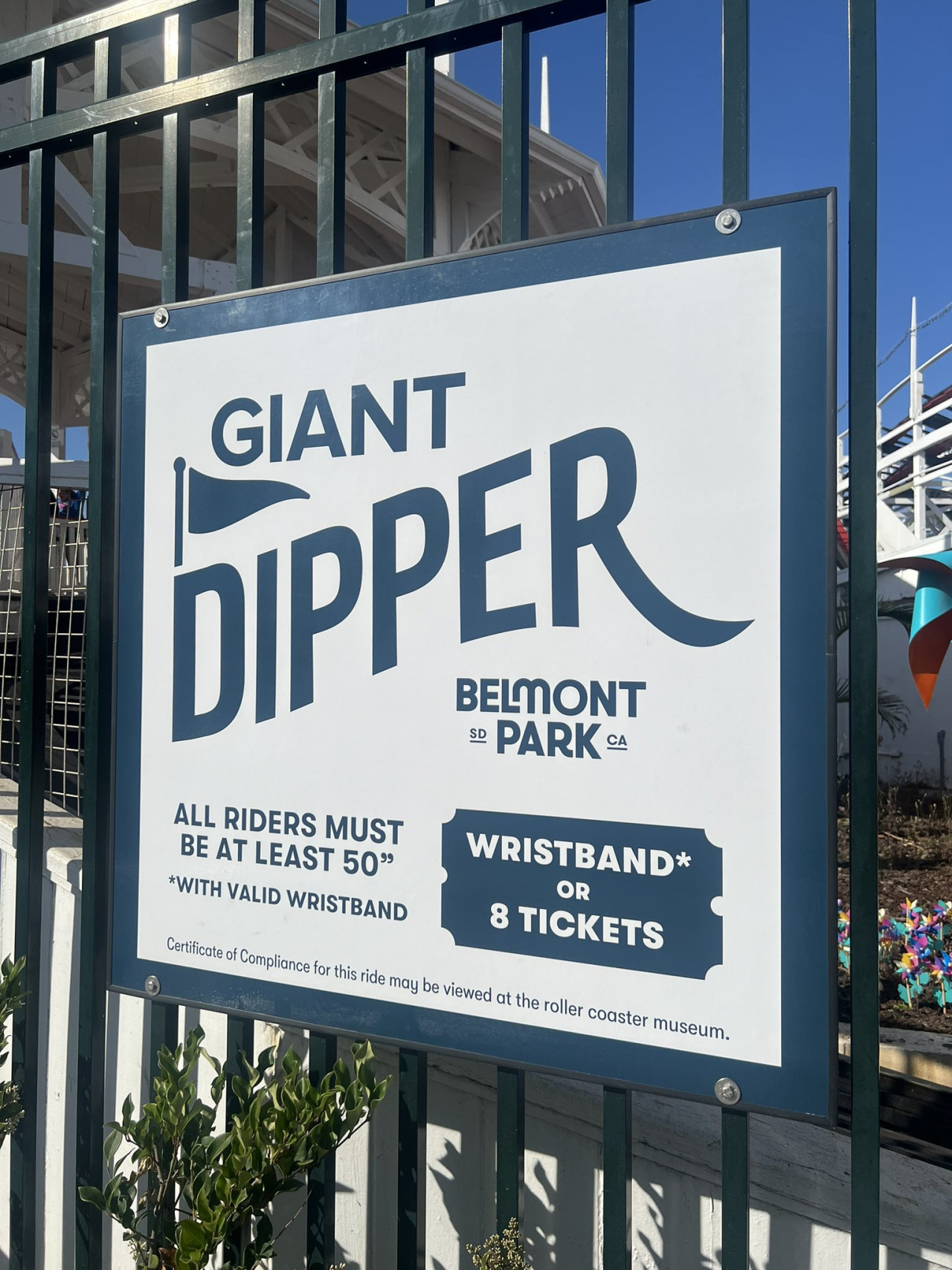 Giant Dipper se encuentra en Belmont Park. Foto: redes sociales.