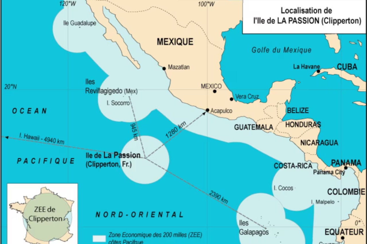 La cercanía con México no impide que Francia sea soberana de la isla. Foto: Wikimedia
