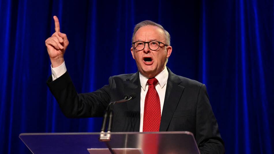 Anthony Albanese, primer ministro de Australia. Foto: REUTERS.
